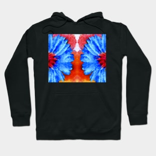 Away Through The Blue Daisies Hoodie